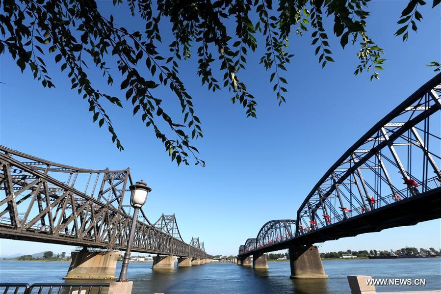 Scenery of Yalu River in Dandong