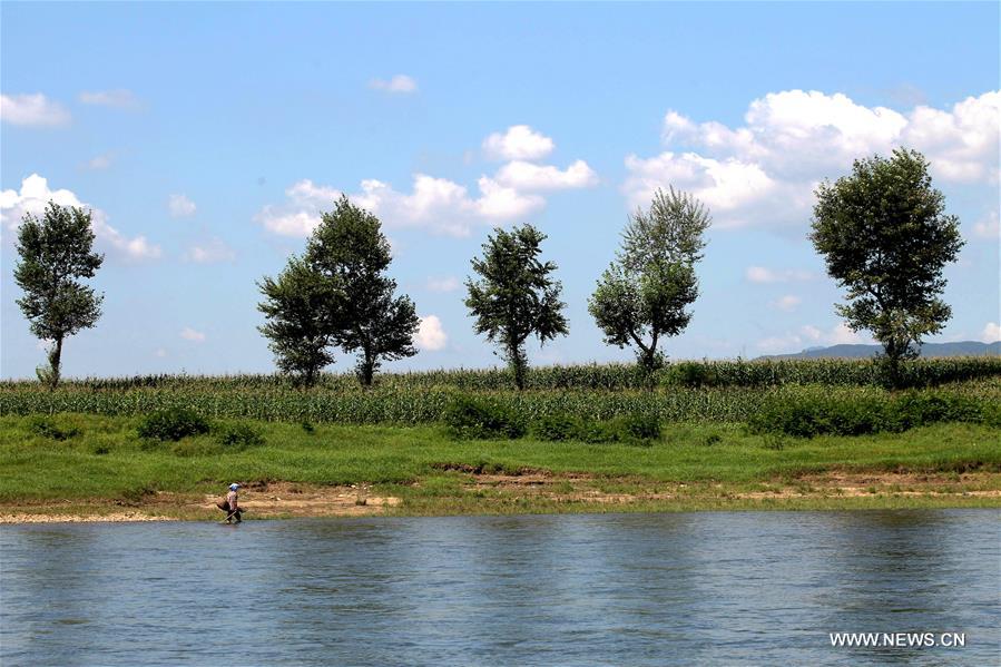 Scenery of Yalu River in Dandong
