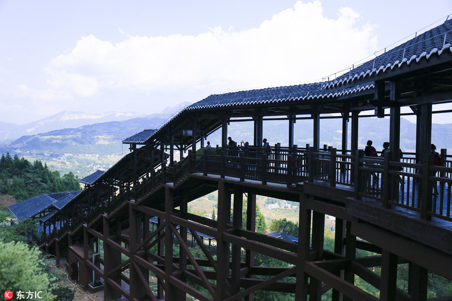 World's longest sightseeing escalator built in C China