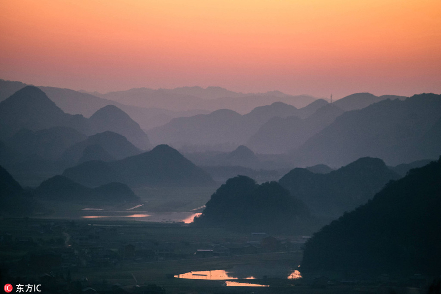 Puzhehei scenic area: Where landscape paintings come alive