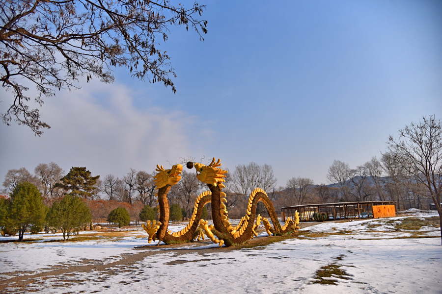 Summer resort turns into winter paradise