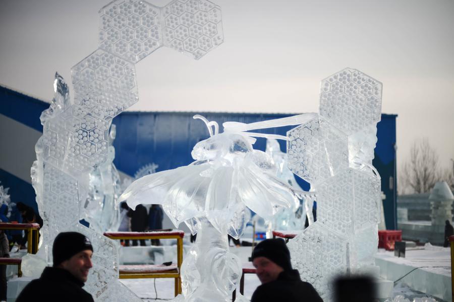 31st Int'l Ice Sculpture Competition ends in Harbin