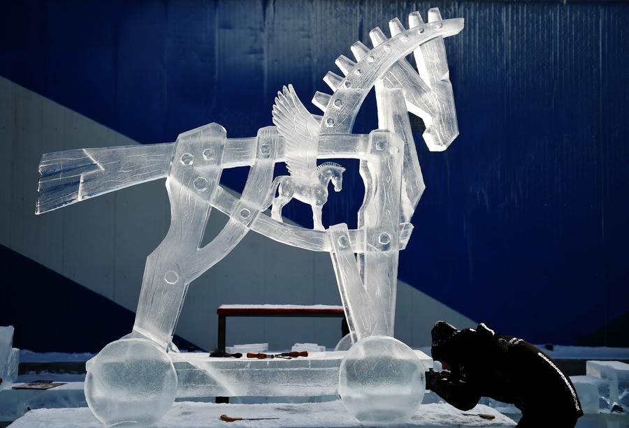 31st Int'l Ice Sculpture Competition ends in Harbin