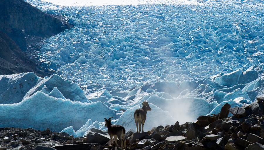 Icy beauty of Gangbu glacier in Tibet