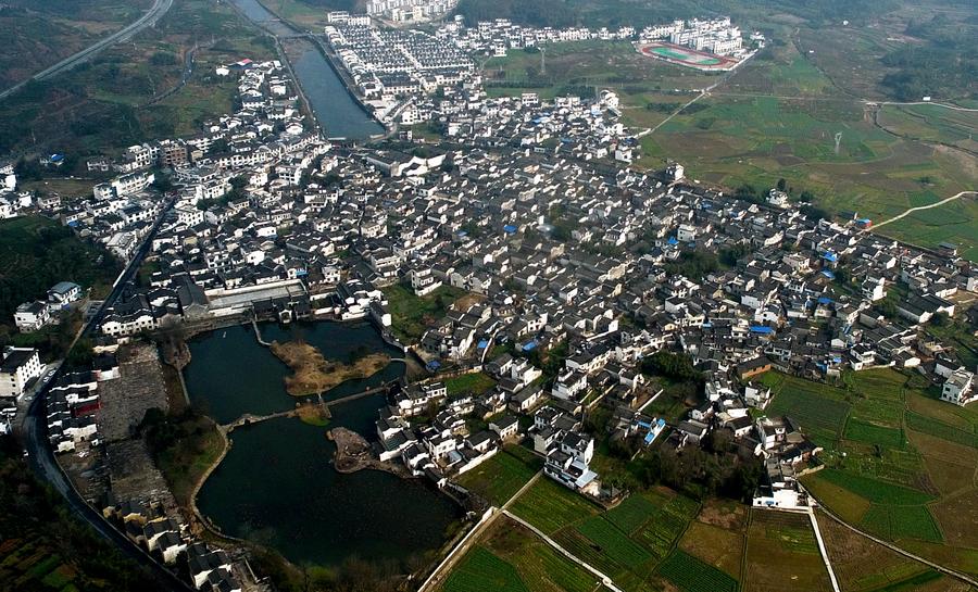 View of Chengkan village in E China's Anhui