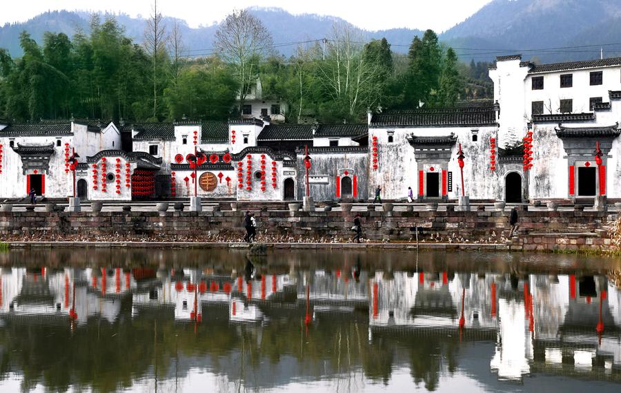 View of Chengkan village in E China's Anhui