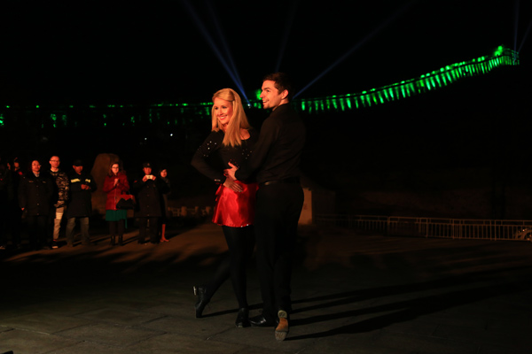 Green Great Wall marks St Patrick's Day in Beijing