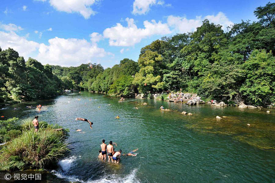 7 best water escapes during China's summer heat