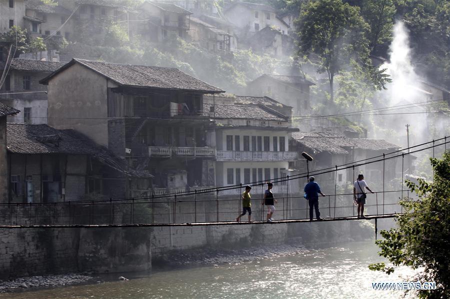 Ningchang ancient town of Wuxi in China's Chongqing