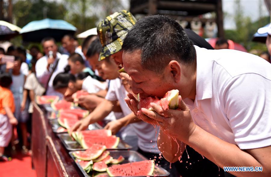 Watermelon festival held in Danzhai in Guizhou