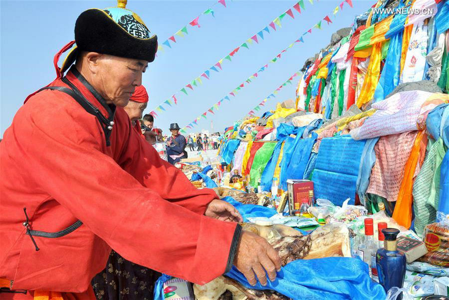 Aobao Worship Festival celebrated in Inner Mongolia
