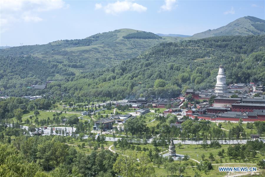 Temples on Mount Wutai in N China's Shanxi