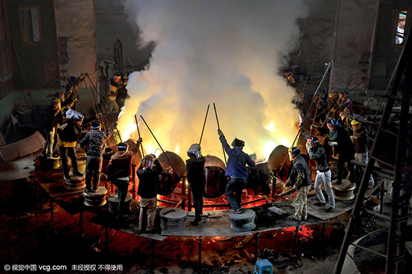 Guangxi bids for Guinness record of world's largest drum