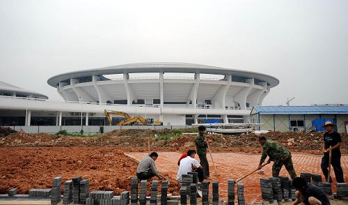 广州亚运会倒计时200天：11座新建场馆主体结构封顶