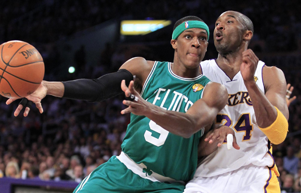 NBA：雷•阿伦三分破纪录 绿衫军苦胜湖人扳平总分