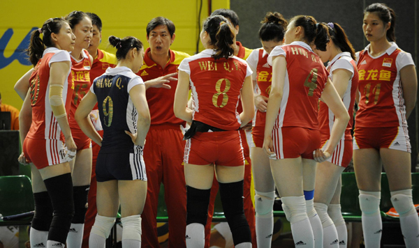 瑞士精英赛:中国女排3:1逆转俄罗斯