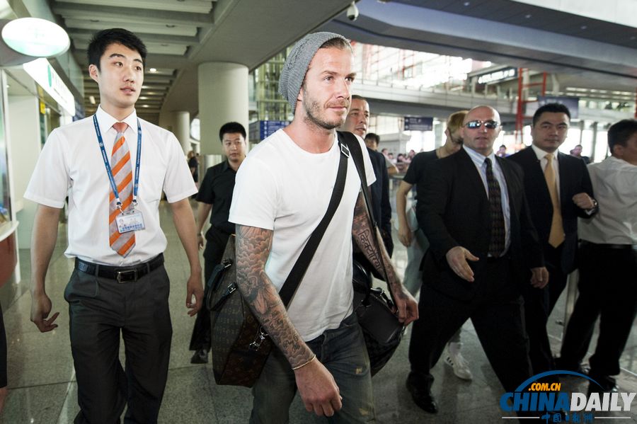 贝克汉姆抵京 再度开启访华之旅