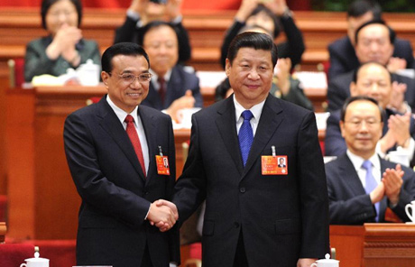 Li Keqiang endorsed as Chinese premier