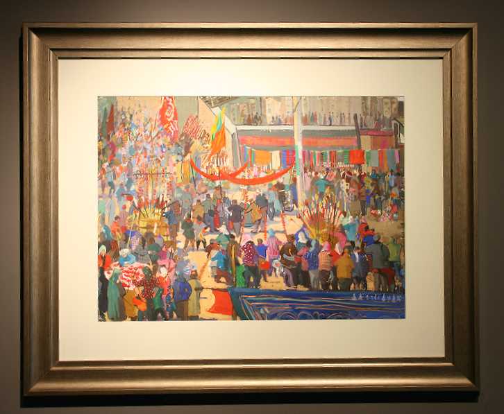 《袁运甫20世纪60-70年代的绘画艺术》展在京开幕