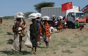 Chinese aid into the Kenyan desert