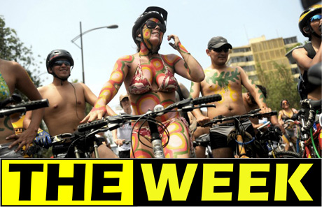 THE WEEK March 16: Naked bike riding