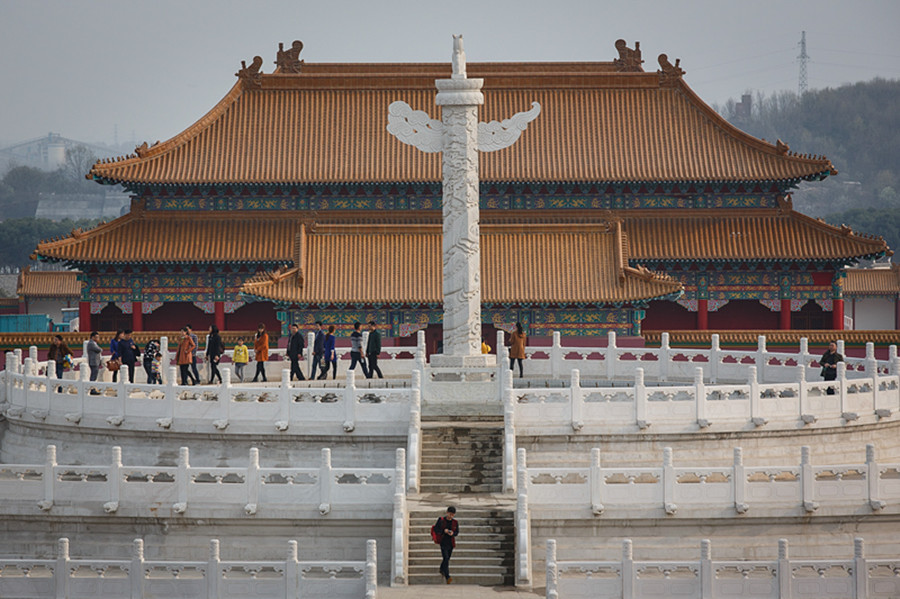 The sphinx in China? No, it's a replica