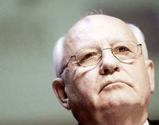 Former Soviet leader Mikhail Gorbachev, who triggered the demise of the Soviet Union, said in an interview that the United States was "intoxicated" by its power and should not impose its will on others.