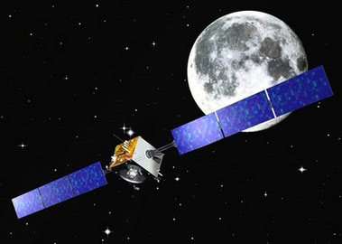 smart 1 crashes into moon for research 高清图片