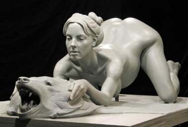 Britney sculpture of birth causes stir