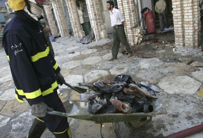 Mosque suicide bombers claims 79 in Baghdad