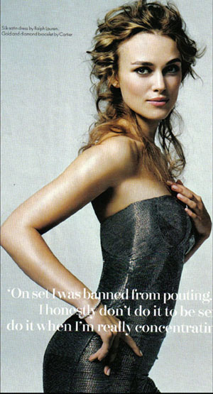 Keira Knightley posed naked for Vanity Fair with hairy legs, 