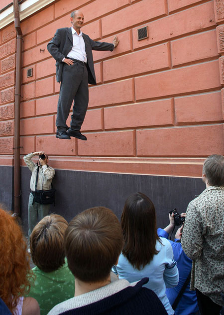 Man on the wall