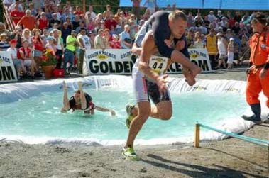 Estonians win wife-carrying game