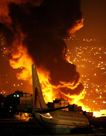 South Beirut struck by Israeli jets