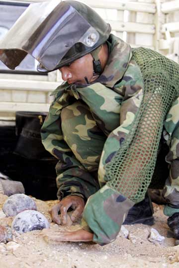 Chinese UN peacekeepers in Lebanon