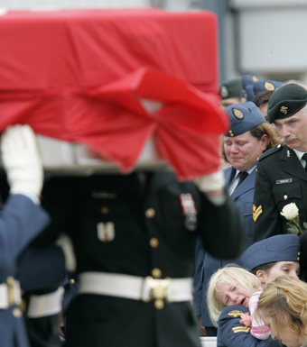 Canadian soldiers back home