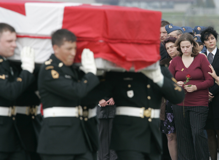 Canadian soldiers back home