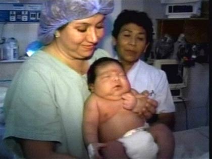 Big baby causes sensation in Mexican city