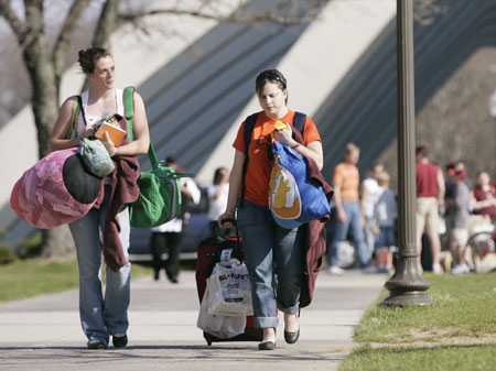Virginia Tech students return to campus