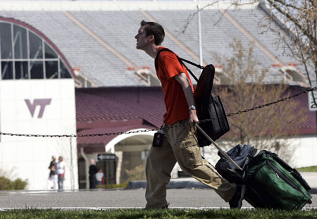 Virginia Tech students return to campus