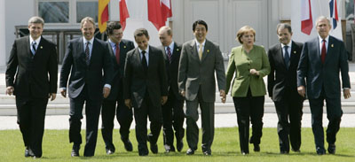 G-8 leaders agree on climate