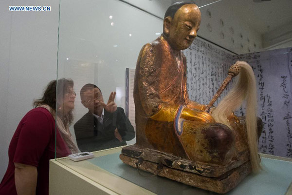 Mummified Buddha shown in Hungarian stolen from China: government