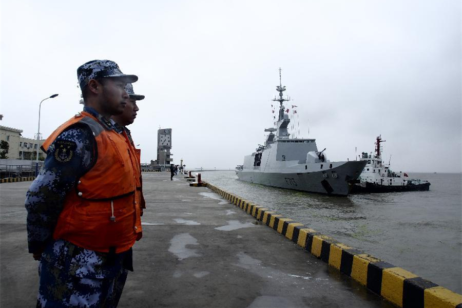 French naval taskforce arrives in Shanghai