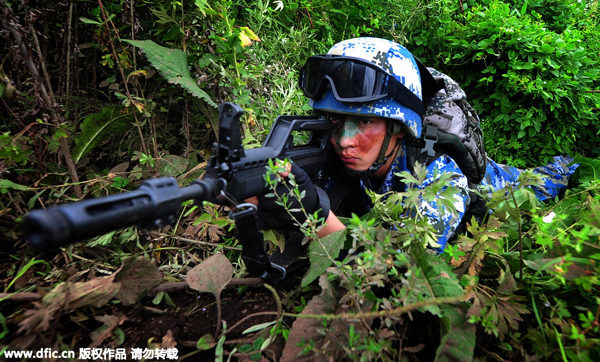 Chinese infantry combat vehicles in Russian-Chinese military drill