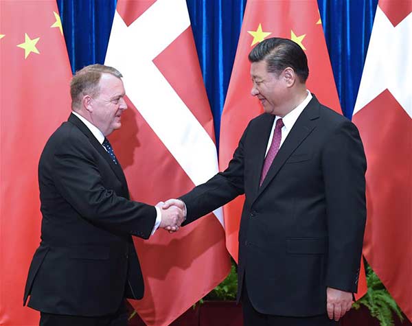 Xi calls for closer ties with Denmark