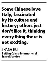 Italy looks to attract Chinese tourists