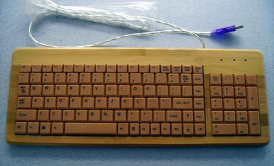 Bamboo keyboards expect to bring green life to users