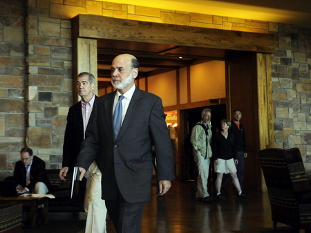 Wall Street jumps on Bernanke remarks