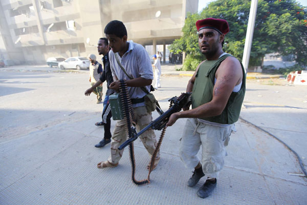 Libyan rebels' weapons in pictures