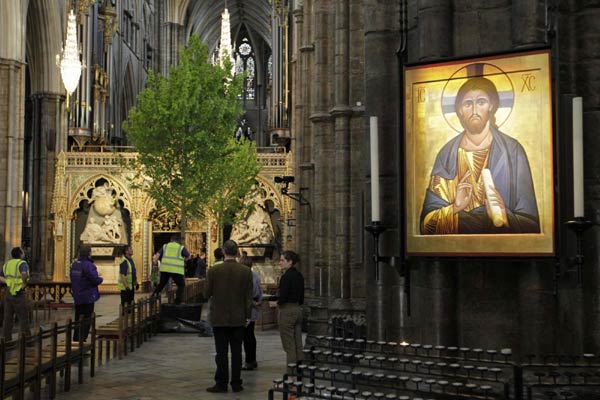 Westminster Abbey gears up for wedding rehearsal